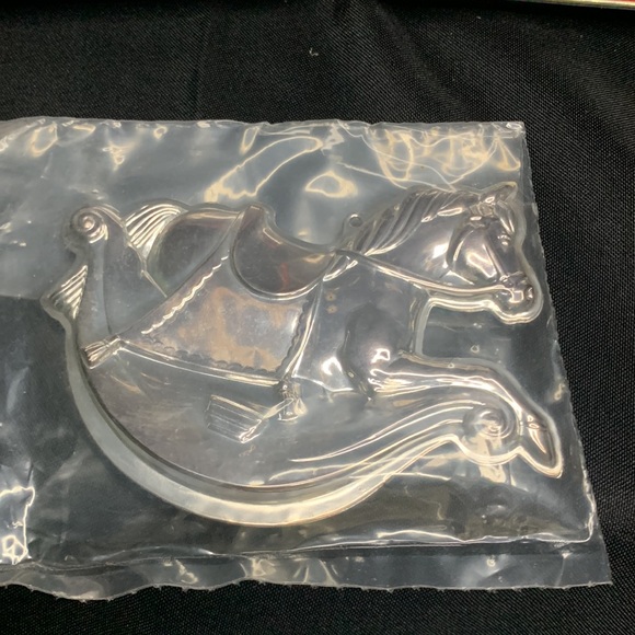 Set of 3 vintage Kirk Stieff silver plate and pewter christmas ornaments - Picture 4 of 7